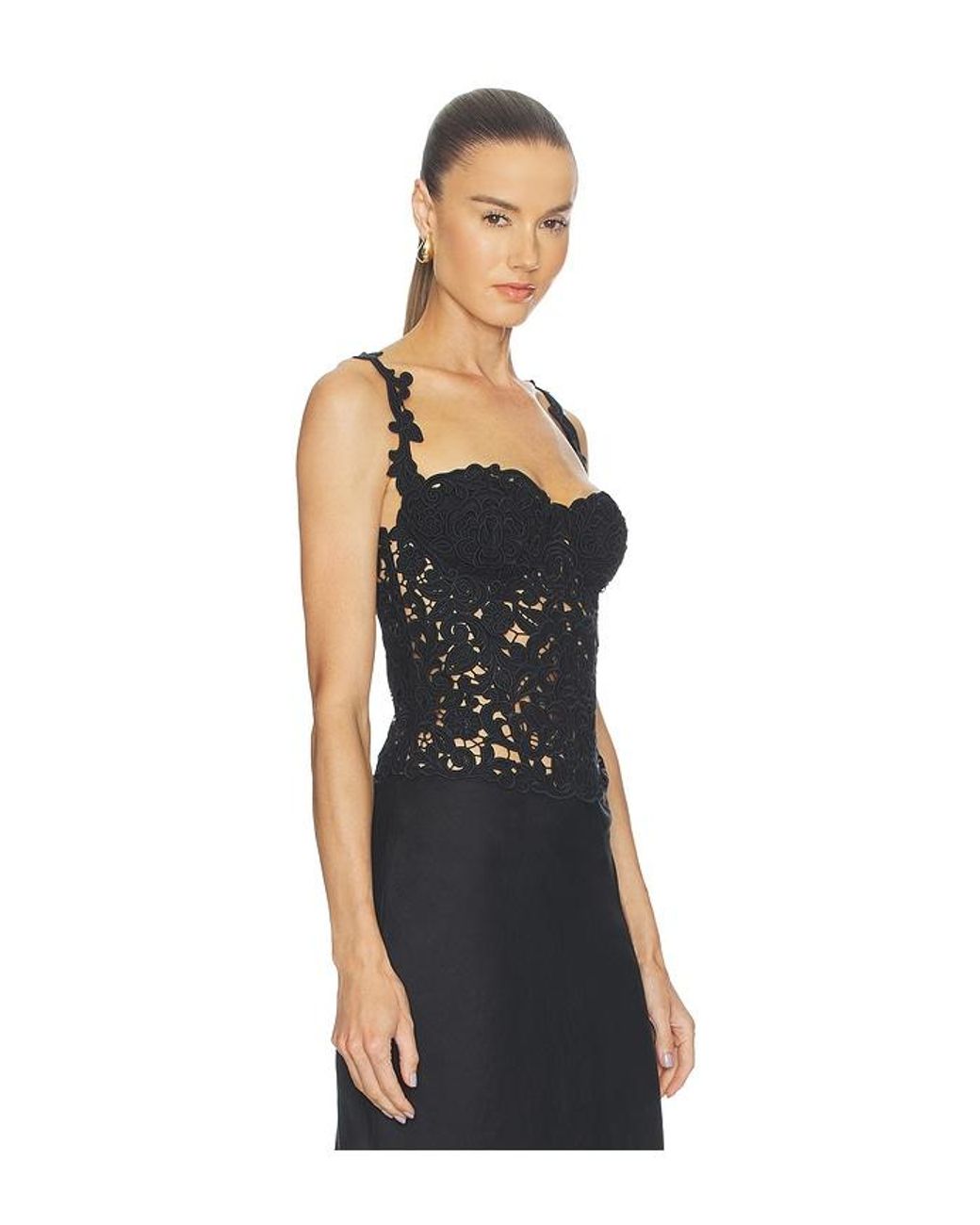 Cult Gaia Black Zaire Top