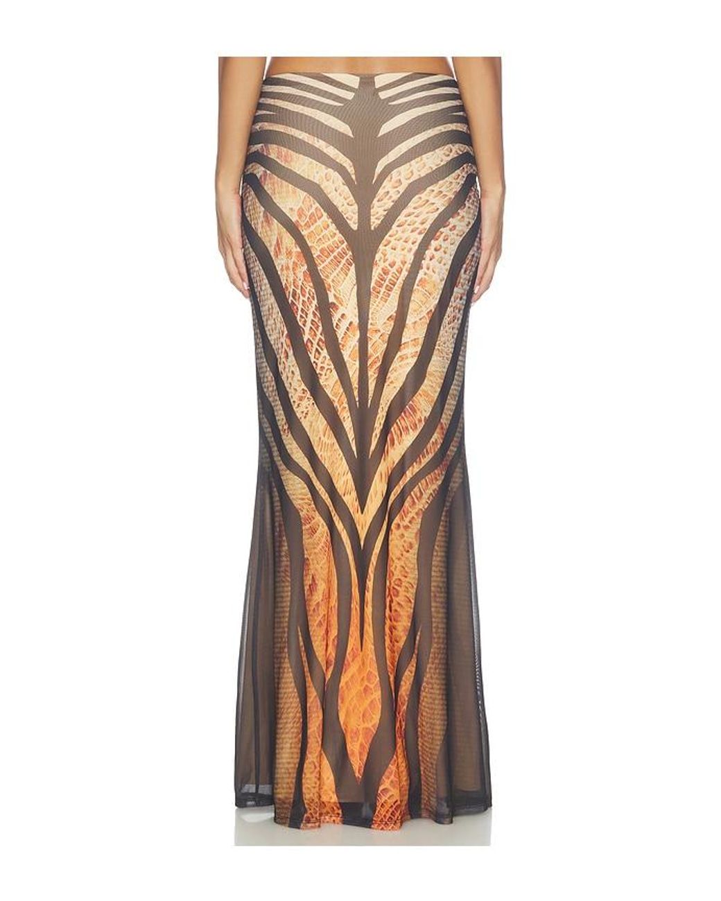 AFRM Multicolor Tegan Mermaid Skirt