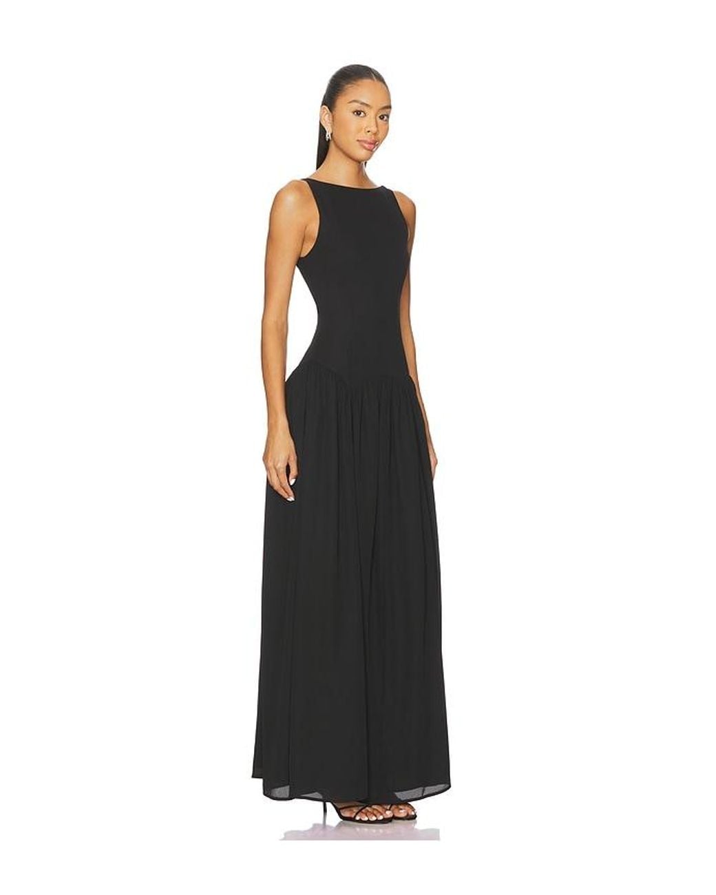 ALL THE WAYS Black Karoline Maxi Dress