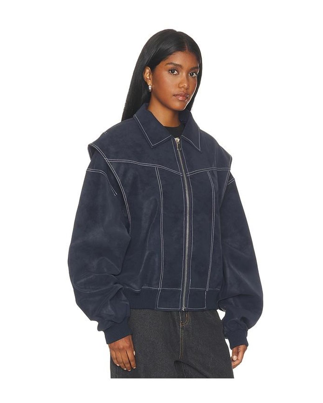 Lioness Blue Vista Bomber Jacket