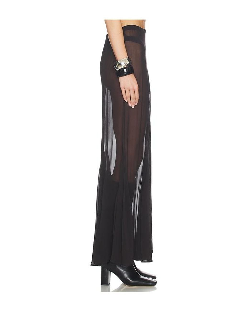 Nbd Black Eden Maxi Skirt