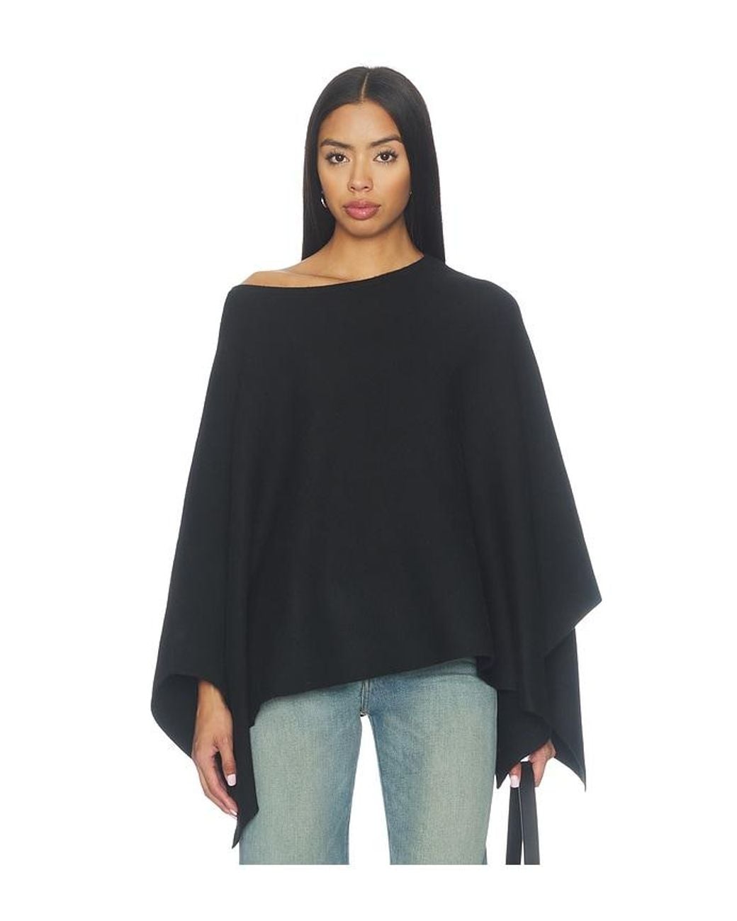 Nia Black Heathcliff Sweater Cape