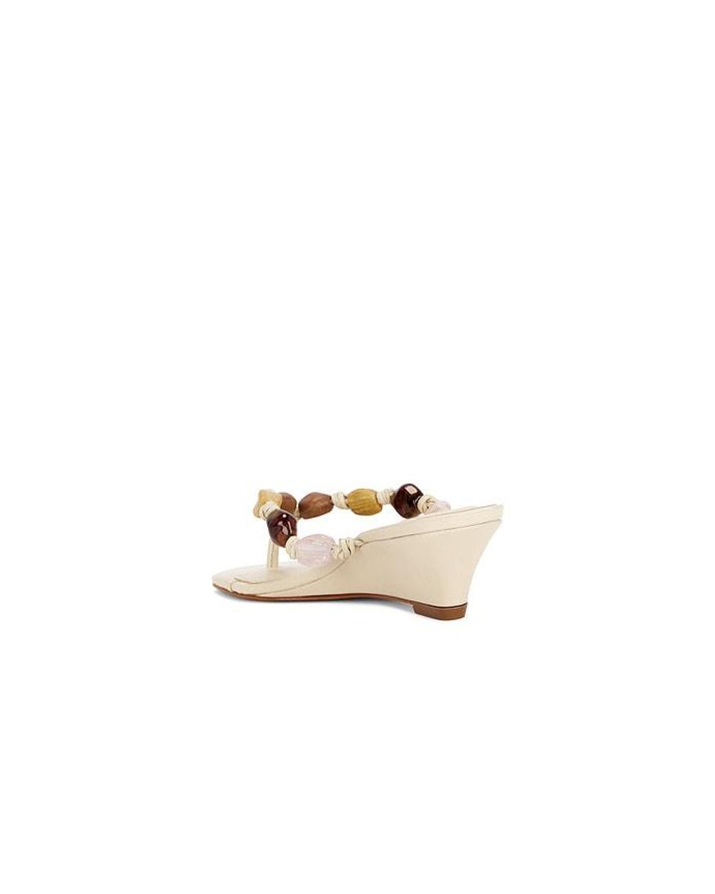 SCHUTZ SHOES White X Revolve Saphire Wedge Sandal