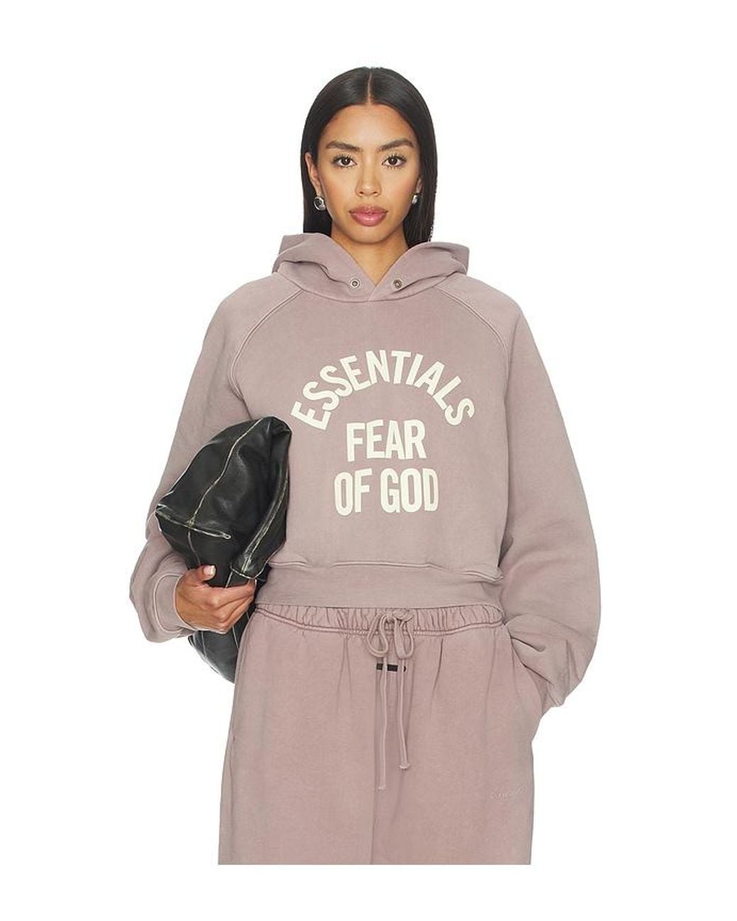 Fear Of God Multicolor Campus 90's Cropped Raglan Hoodie