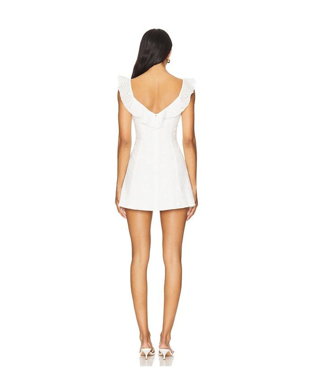 MORE TO COME White Jay Mini Dress