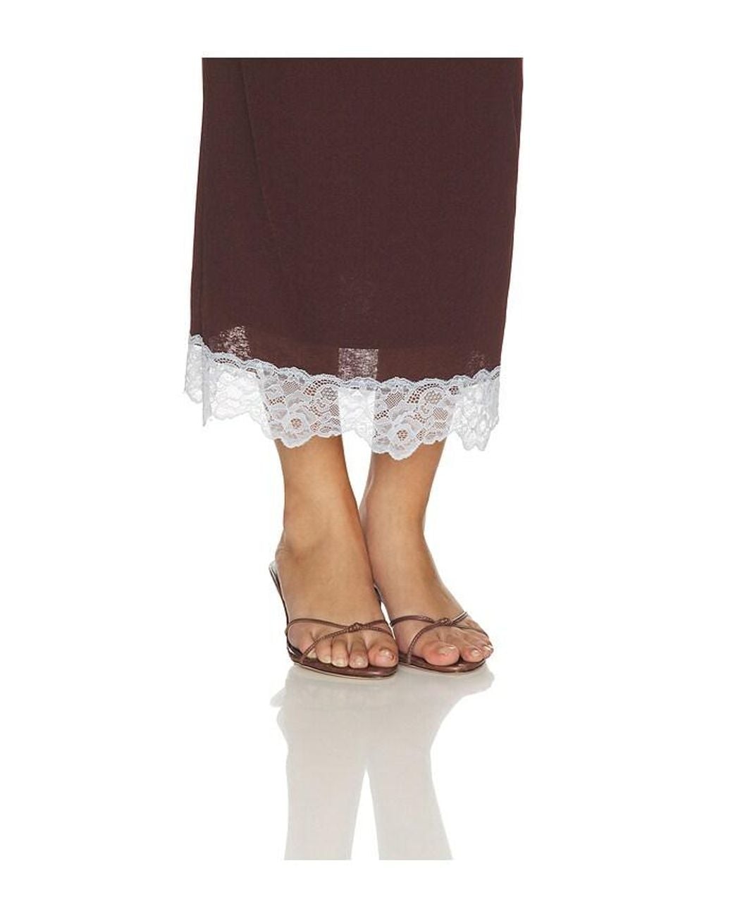 SOVERE Brown Harlow Skirt
