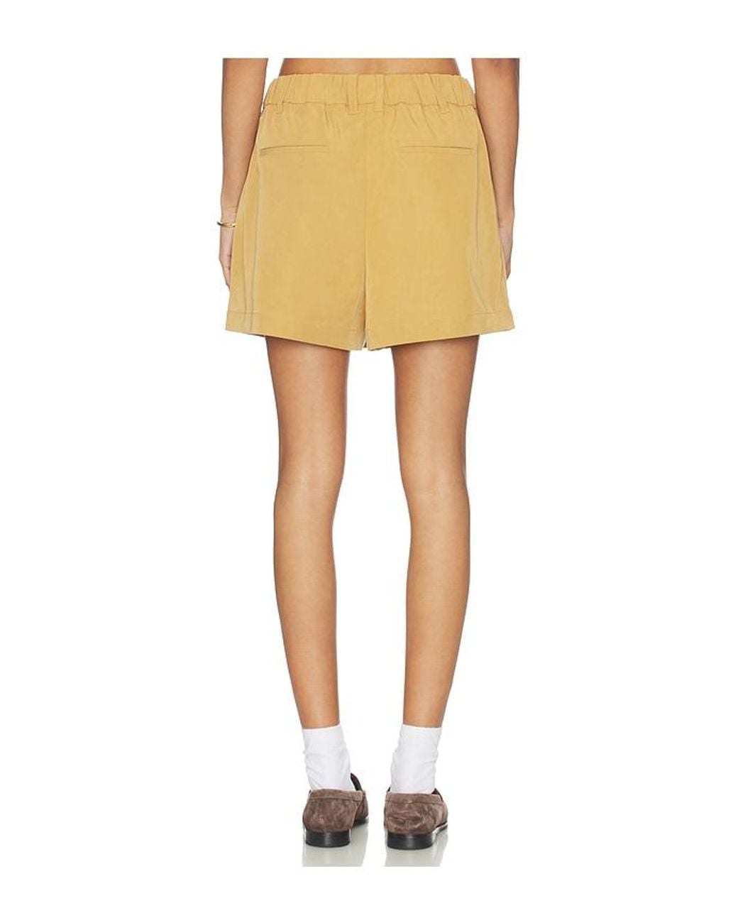 Varley Yellow Tansy Woven Short