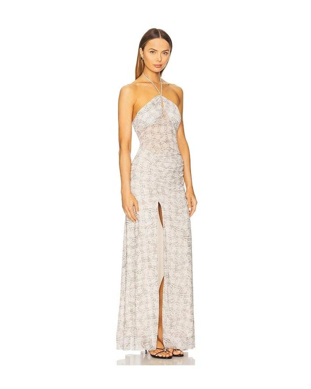 AFRM White Britta Dress