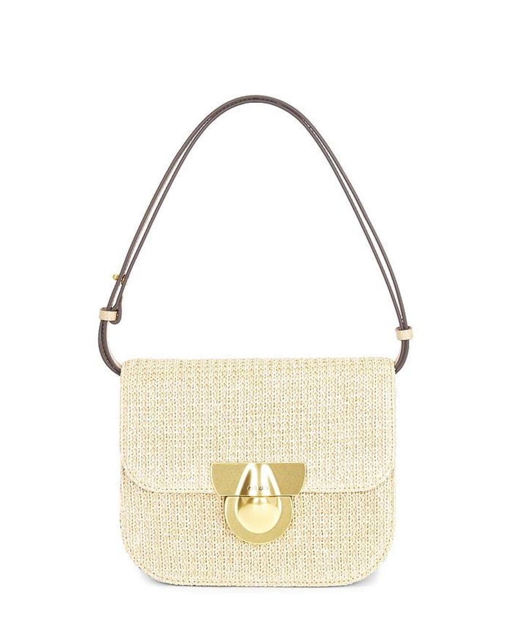 Cult Gaia White Tazia Shoulder Bag