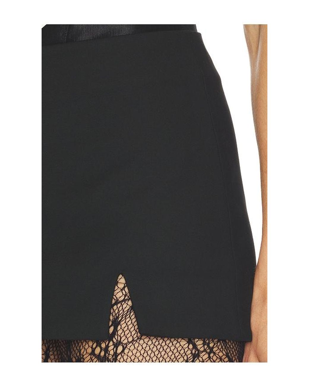 For Love & Lemons Black Maybelle Skort