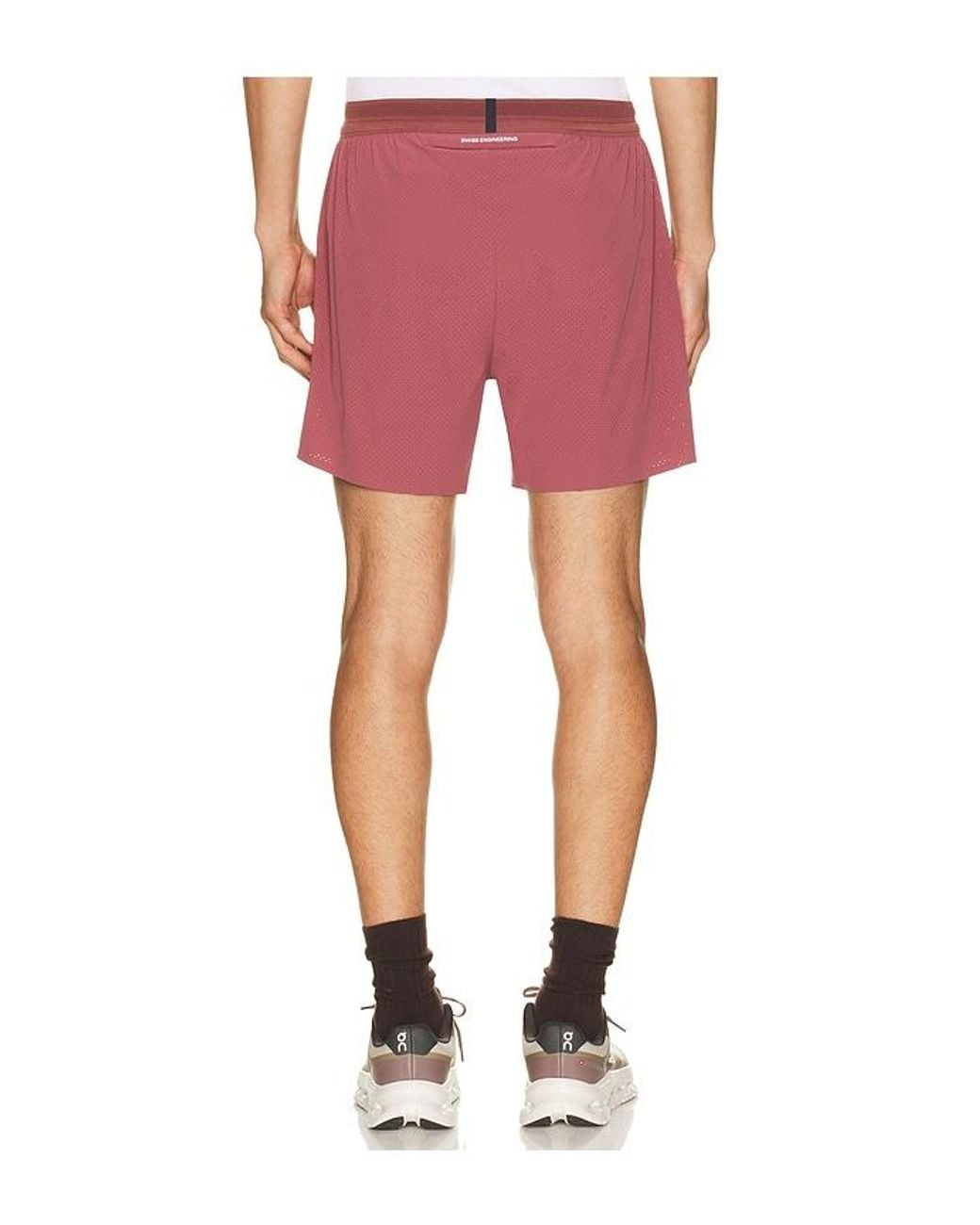 On Shoes Red 5 Performance Shorts for men