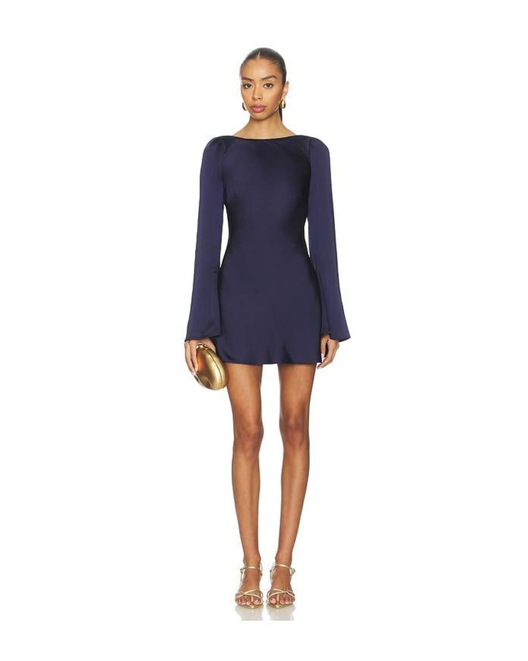Lovers + Friends Blue Hana Mini Dress