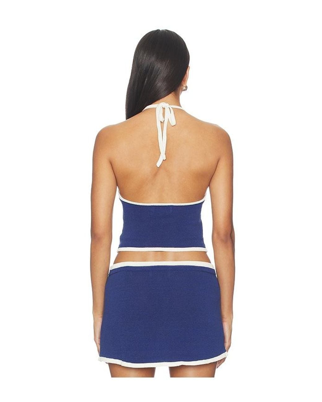 SER.O.YA Blue Zava Knit Top