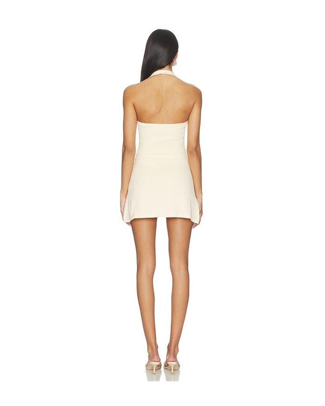 Amelie Teje White Cloud Mini Dress