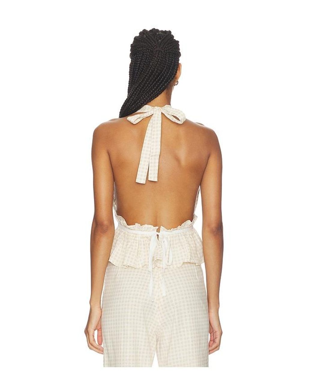 Juillet Natural Halter Top