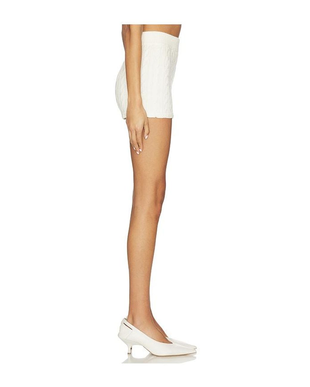 Throw On Shorts En Color Ivory Talla (También En Xs, S, M, Xl, Xxl) Show Me Your Mumu de color White
