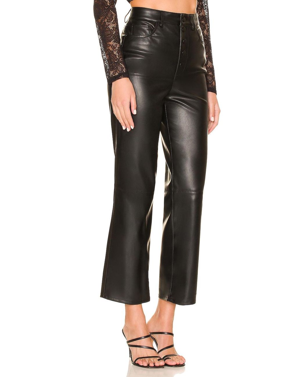 Blank NYC Faux Leather Straight Leg 