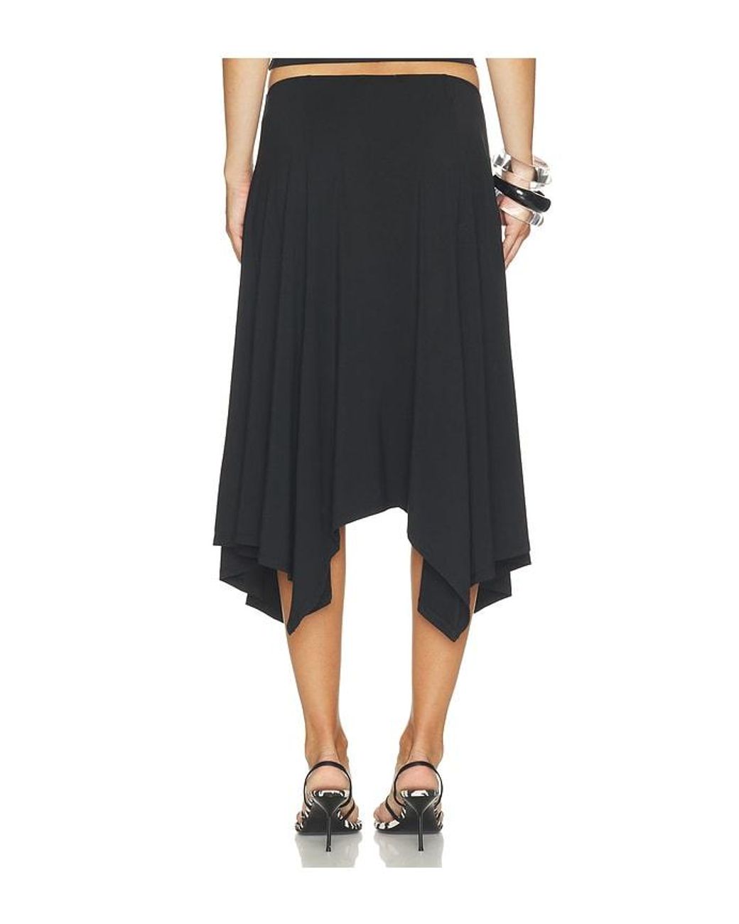 GUIZIO Black Lana Skirt