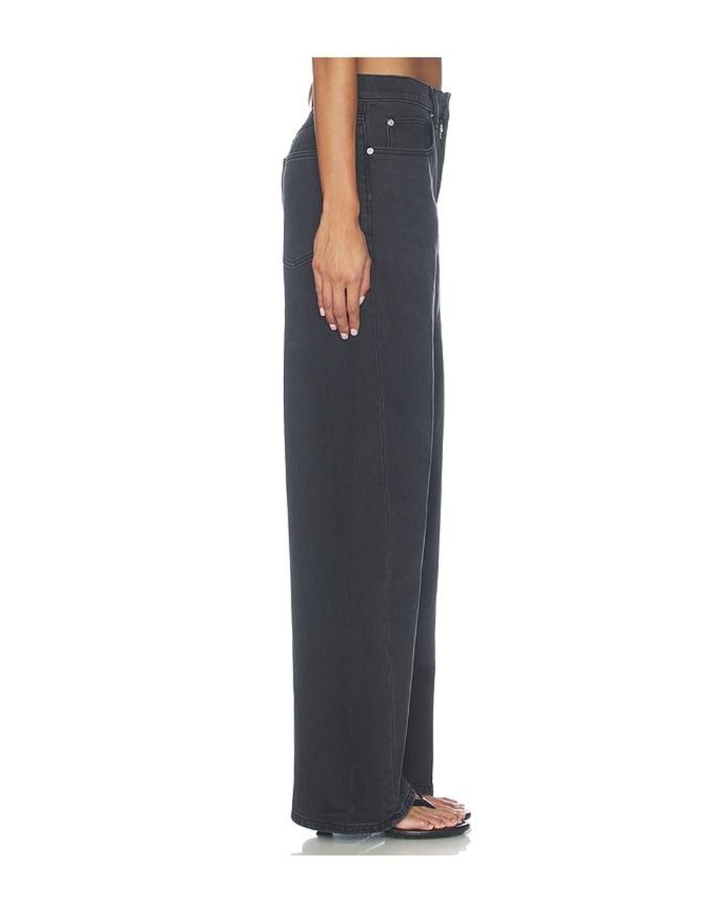 Alexander Wang Black Float Jeans With Hotfix Logo Fly
