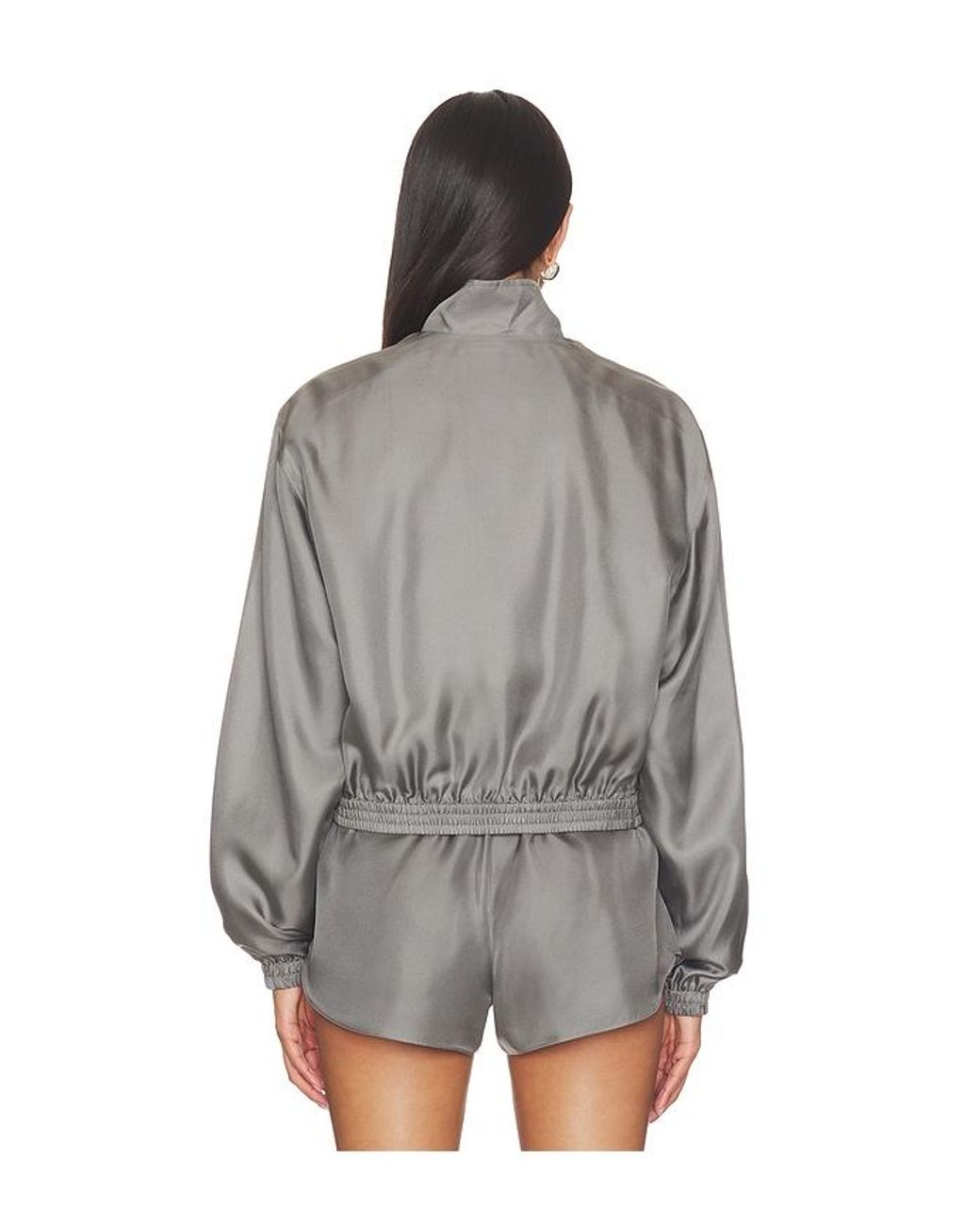 Alexander Wang Black Cropped Track Jacket