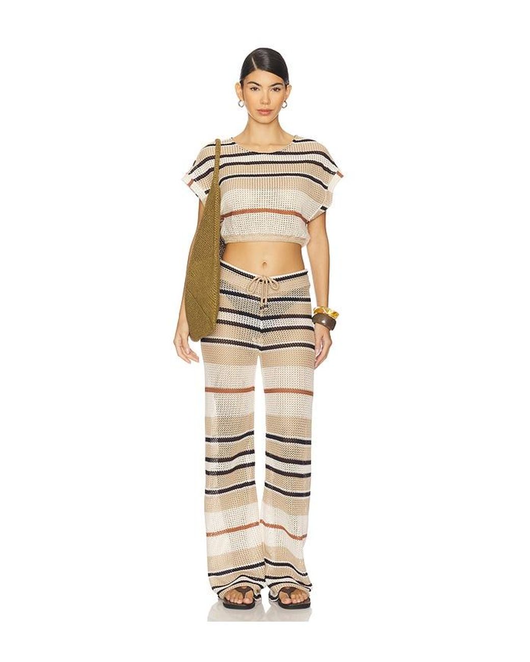 PQ Swim Natural Renee Crop Top