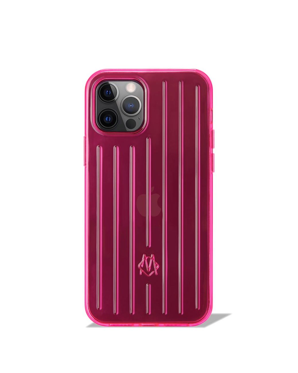 RIMOWA Neon Pink Case For Iphone 12 