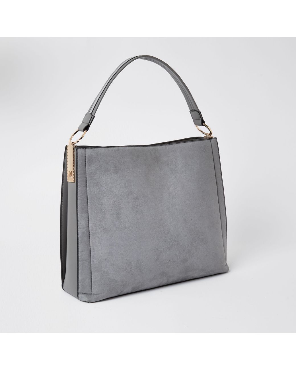 grey slouch handbag