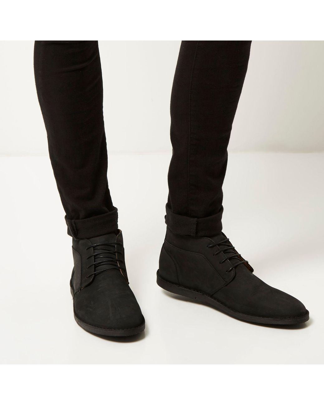 River island mens chukka on sale boots