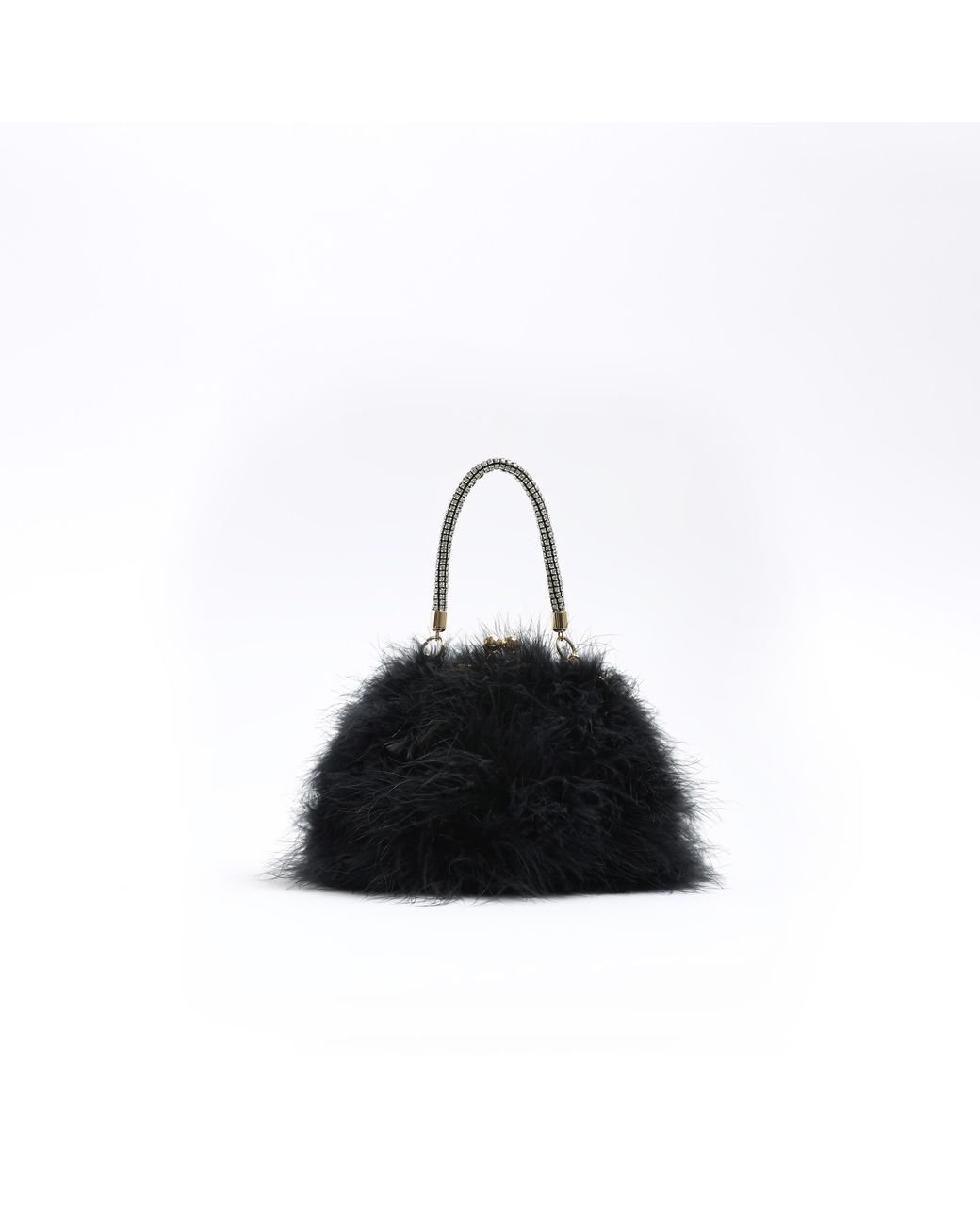 River island fur bag hotsell