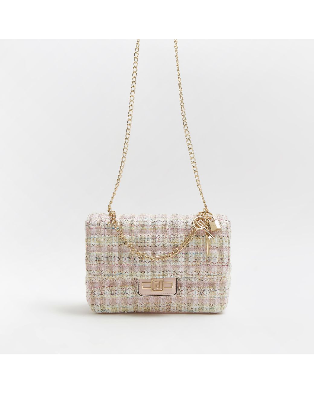 River island tweed bag hotsell