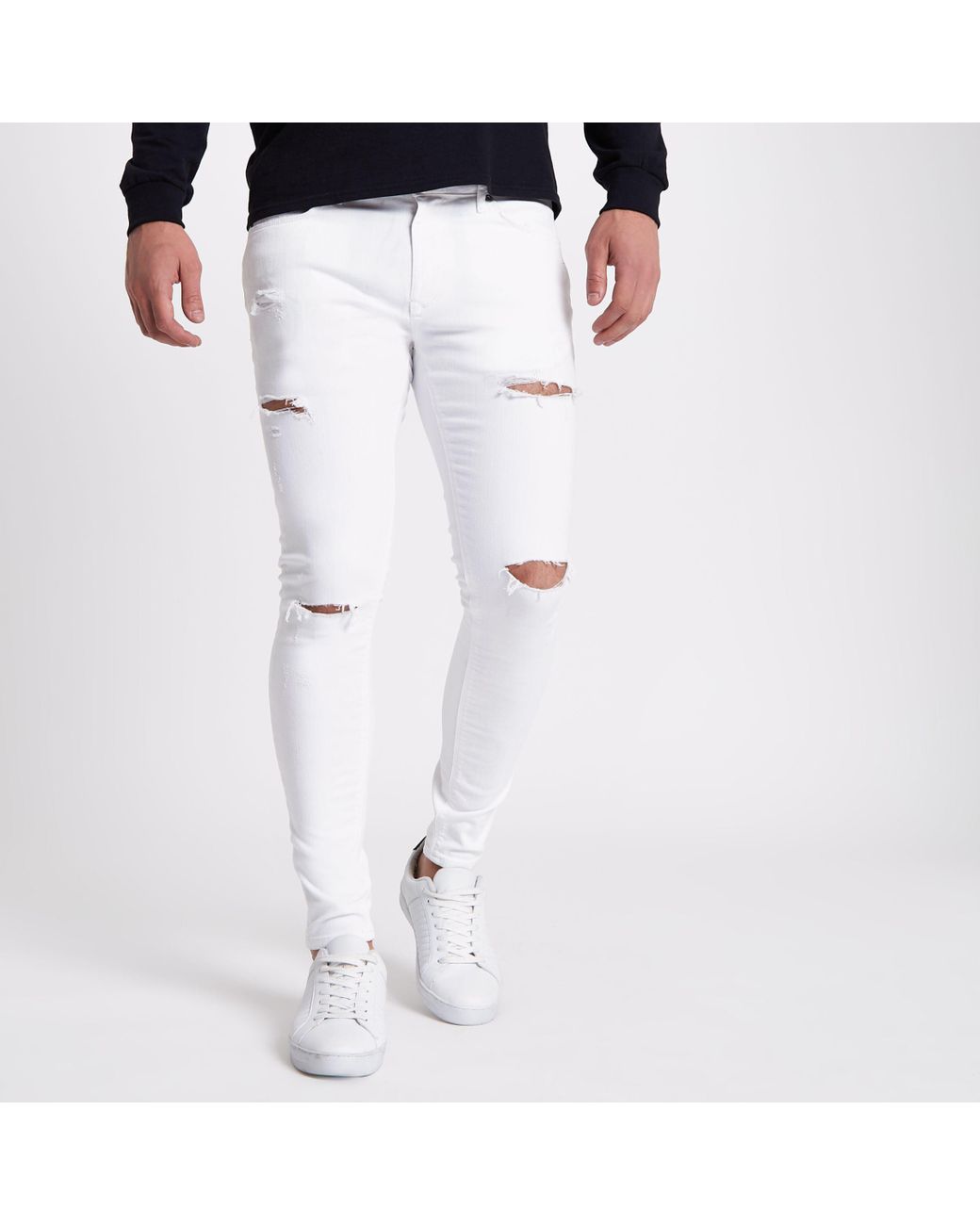 Denim Ripped Ollie Super Skinny Jeans 