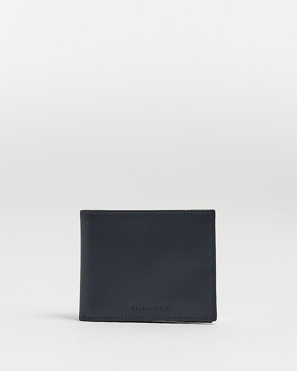 River Island Green Leather Bifold Wallet in Blue for Men Lyst