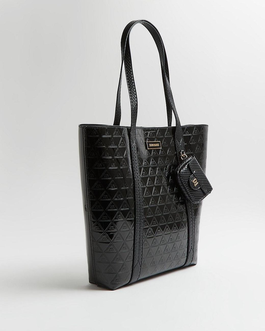 river island monogram shopper bolsa