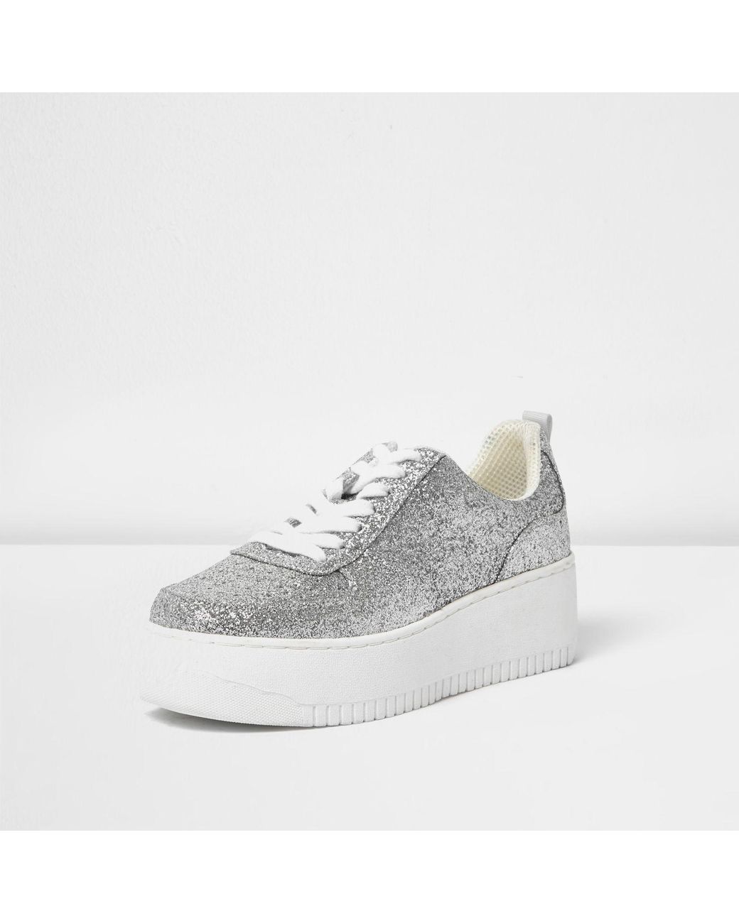 Glitter platform deals trainers