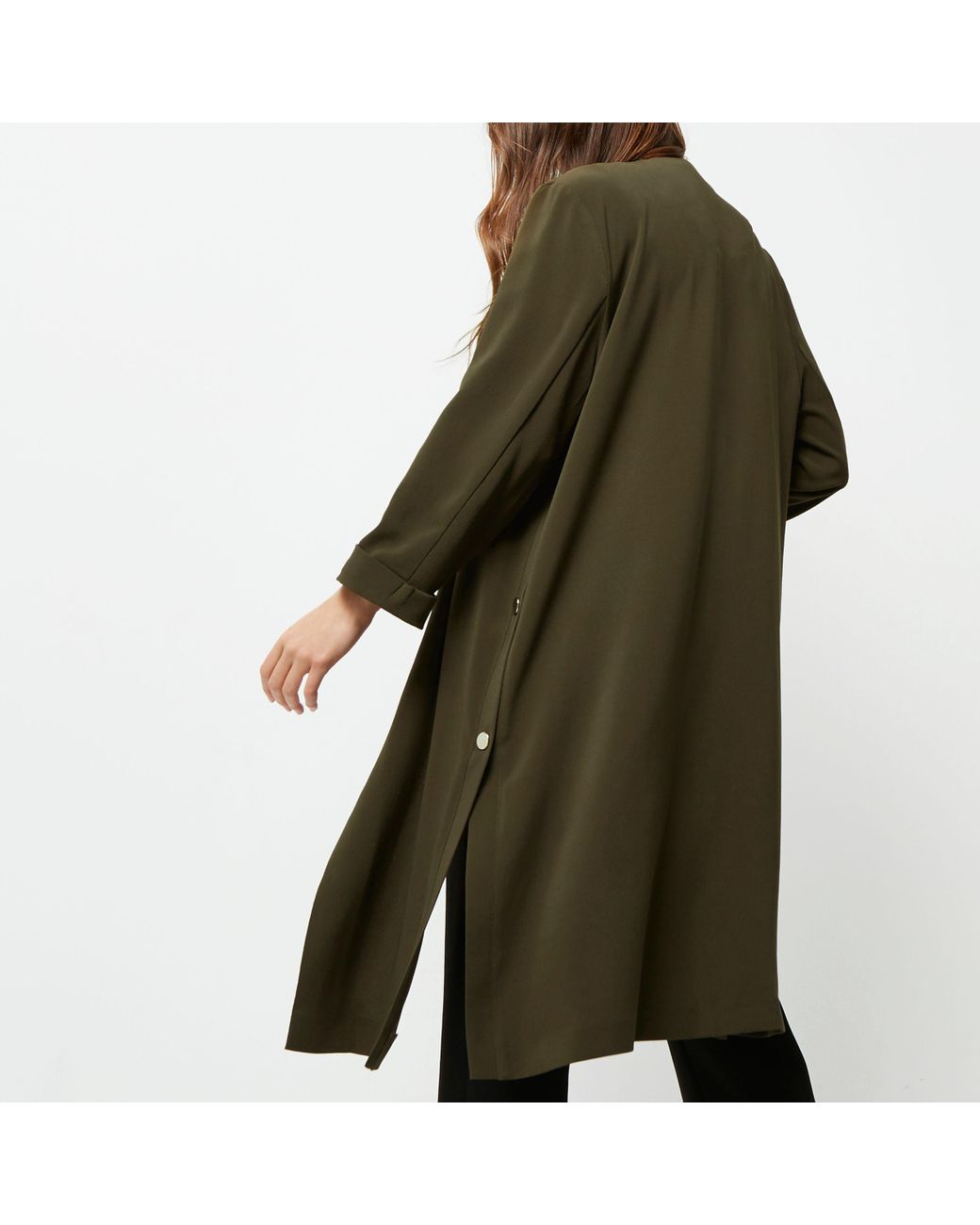 River Island Synthetic Khaki Green 