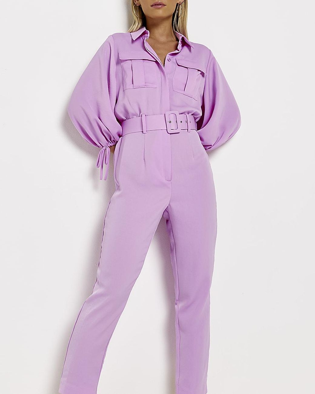 River island 2024 pink boiler suit