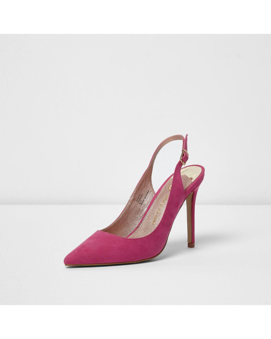Pink shoes river island sale