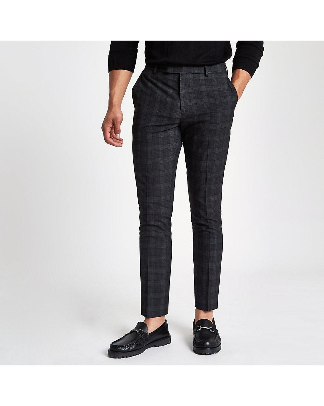 Skinny Fit Smart Trousers 