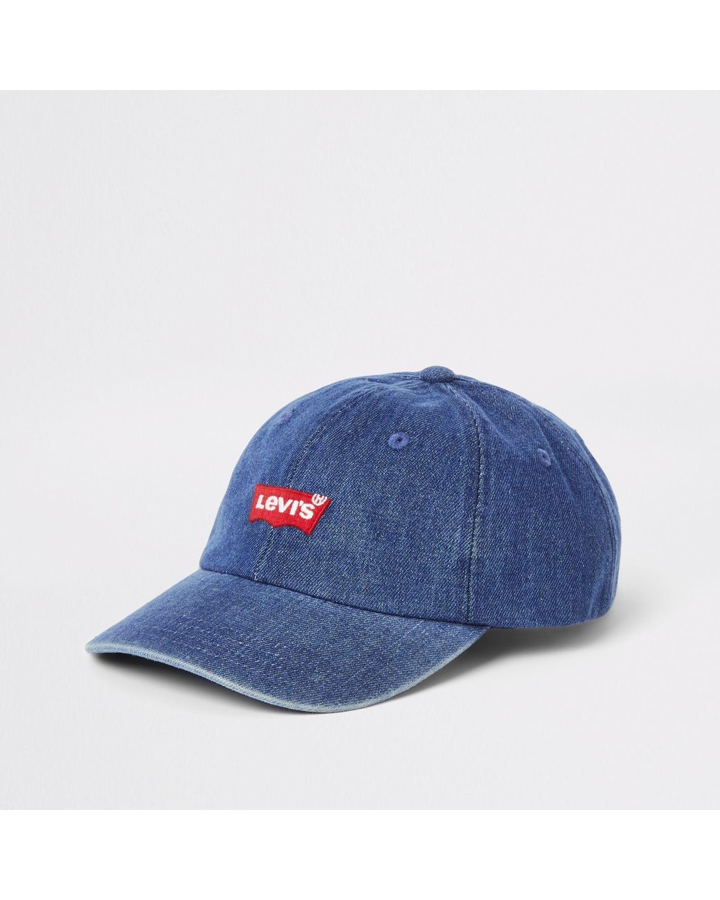 Levi's Levi's Blue Classic Denim Baseball Cap for Men | Lyst