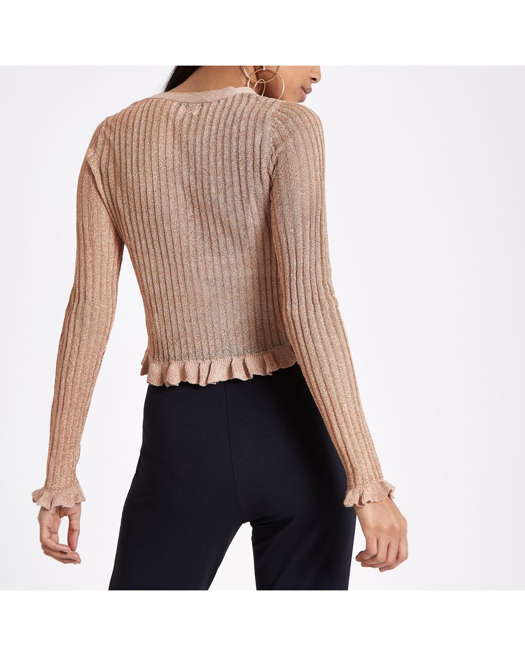 cardigan rose gold