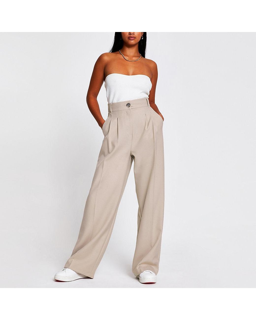 River Island Synthetic Petite Beige 