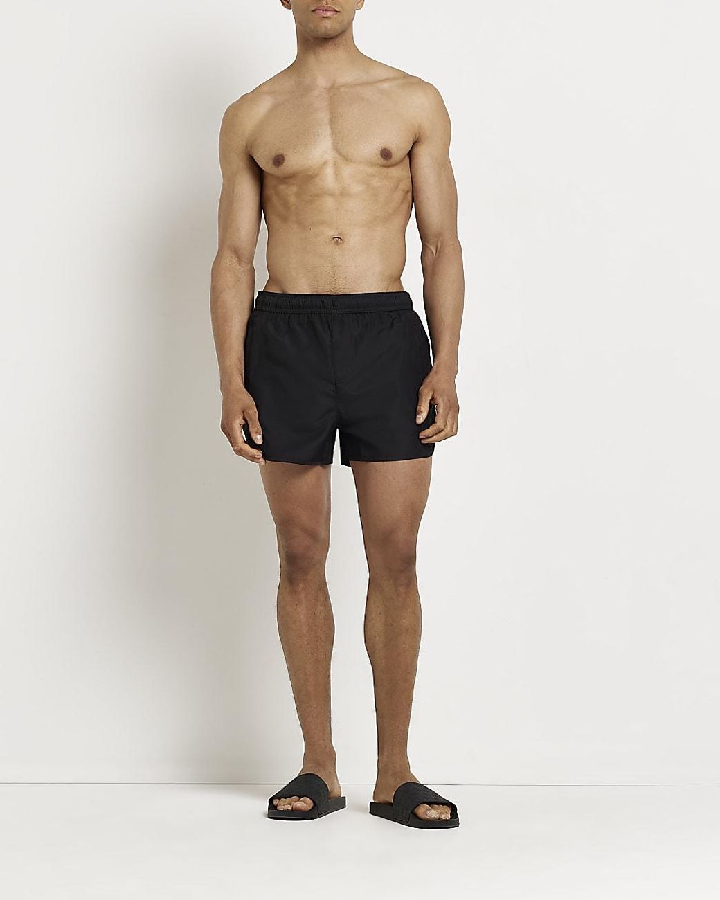 River Island Black Skinny Fit Swim 