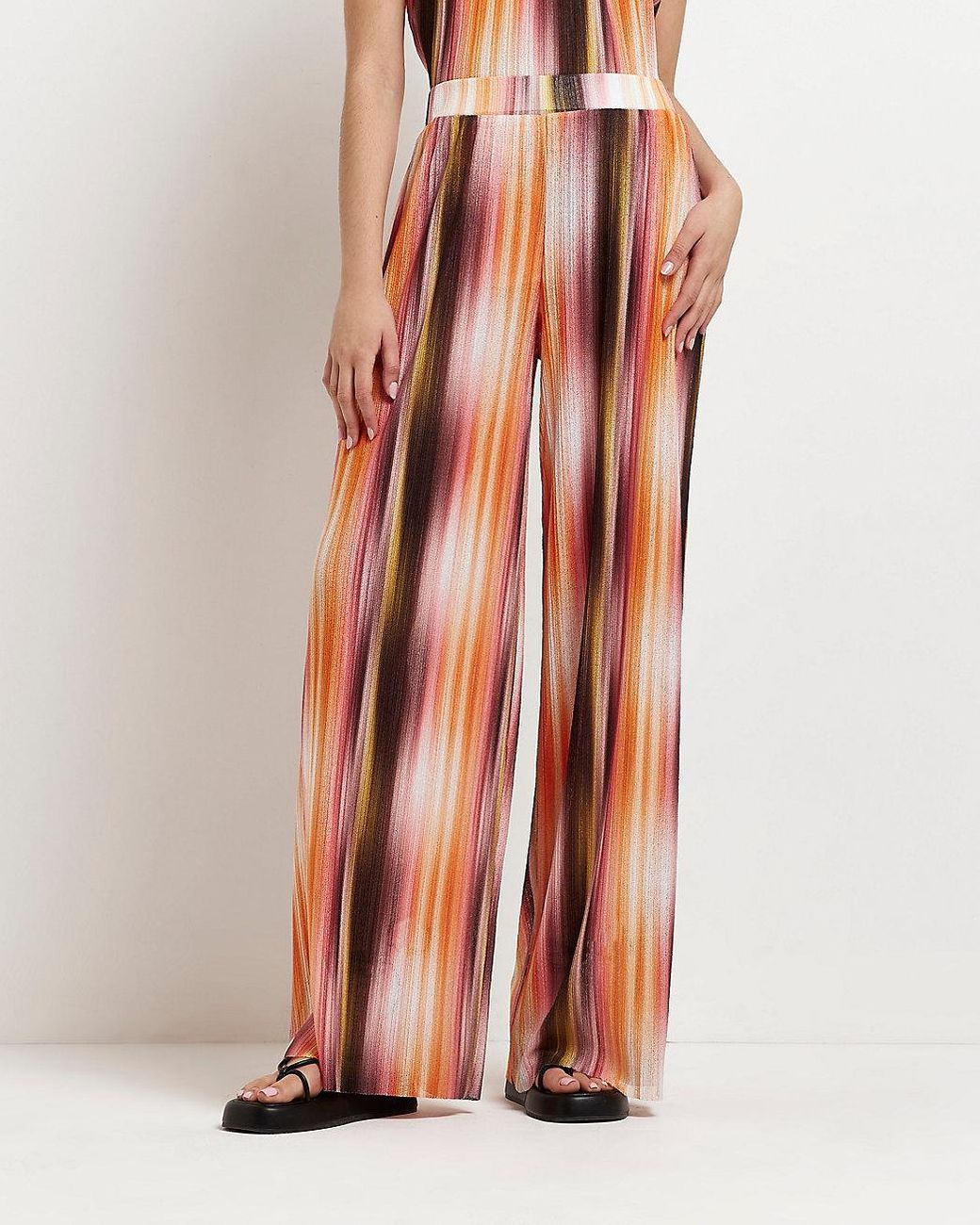 River Island Orange Ombre Palazzo 