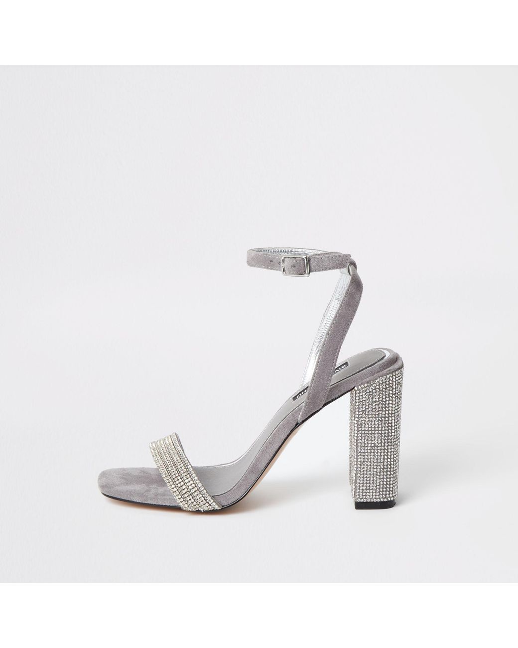 Gold Block Heel Sandal Ankle Strap | Women's Shoes Transparent Heel - 2023  New Sexy - Aliexpress