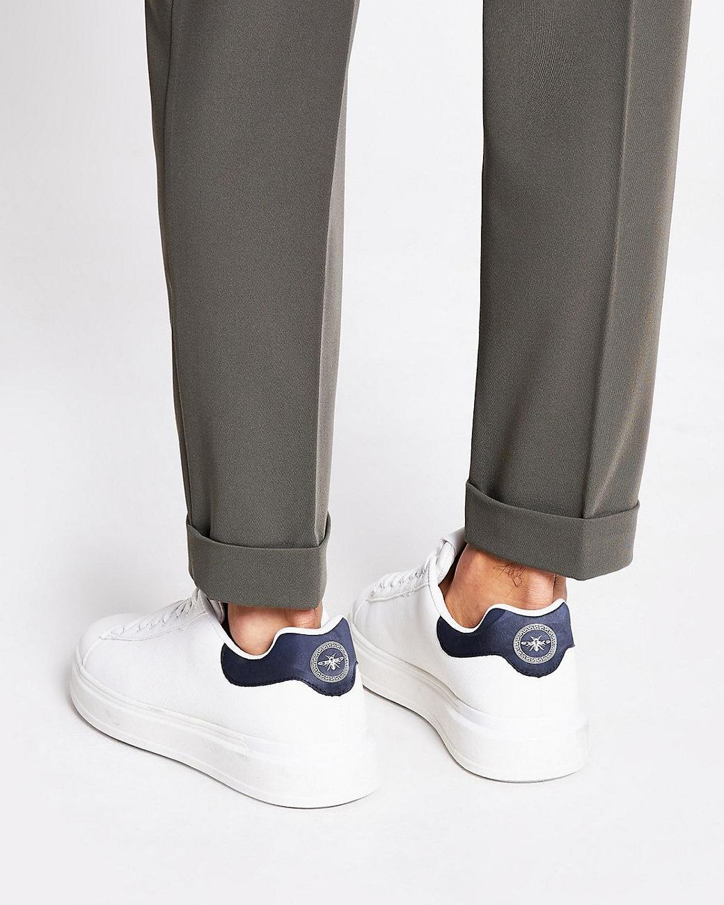 textured wedge sneaker