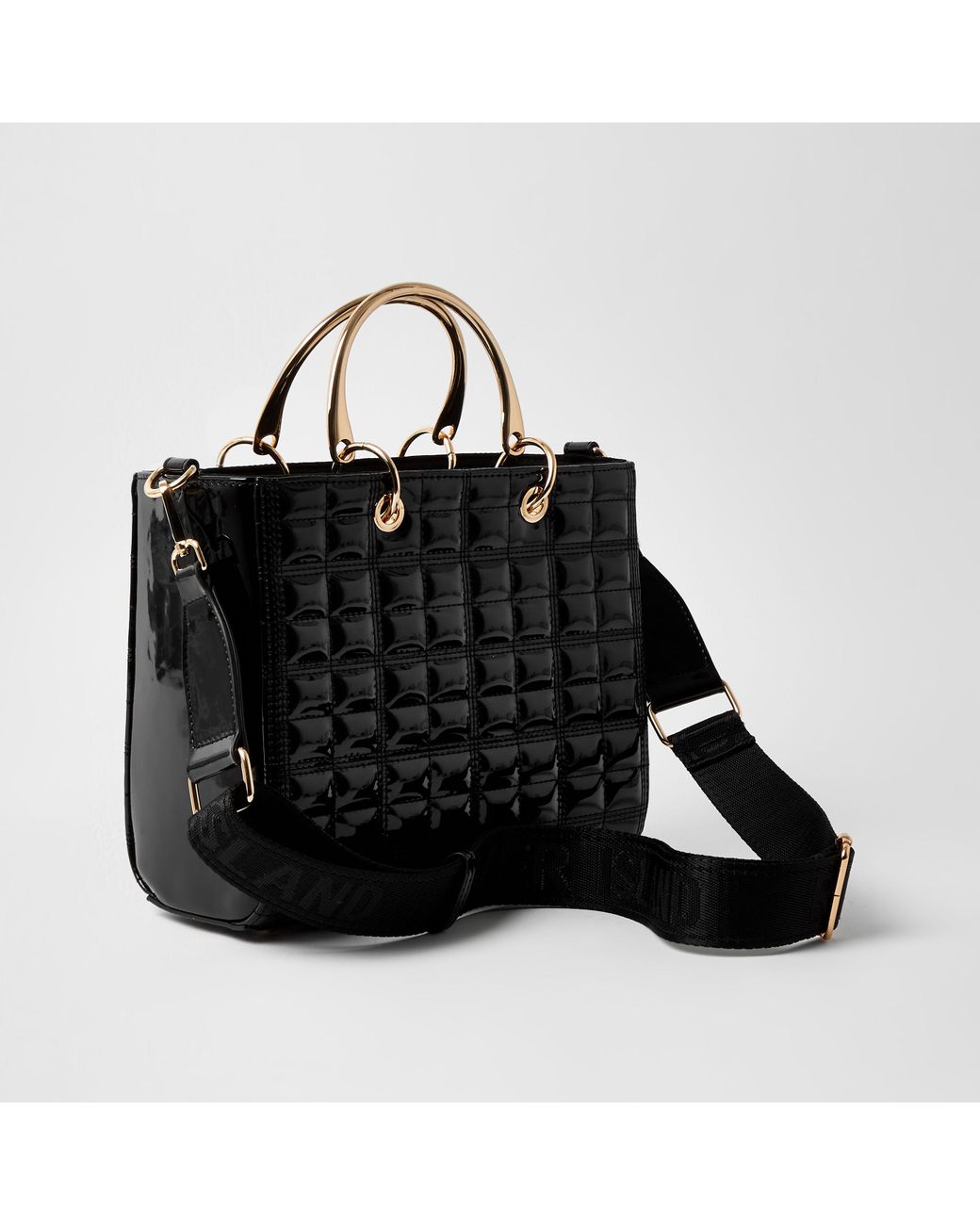 Share more than 100 river island black quilted bag super hot