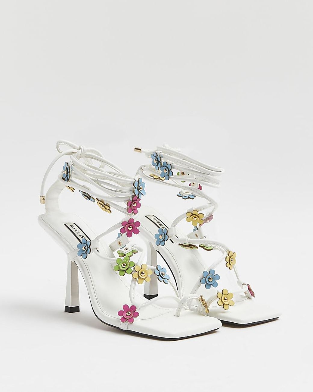River Island White Flower Detail 