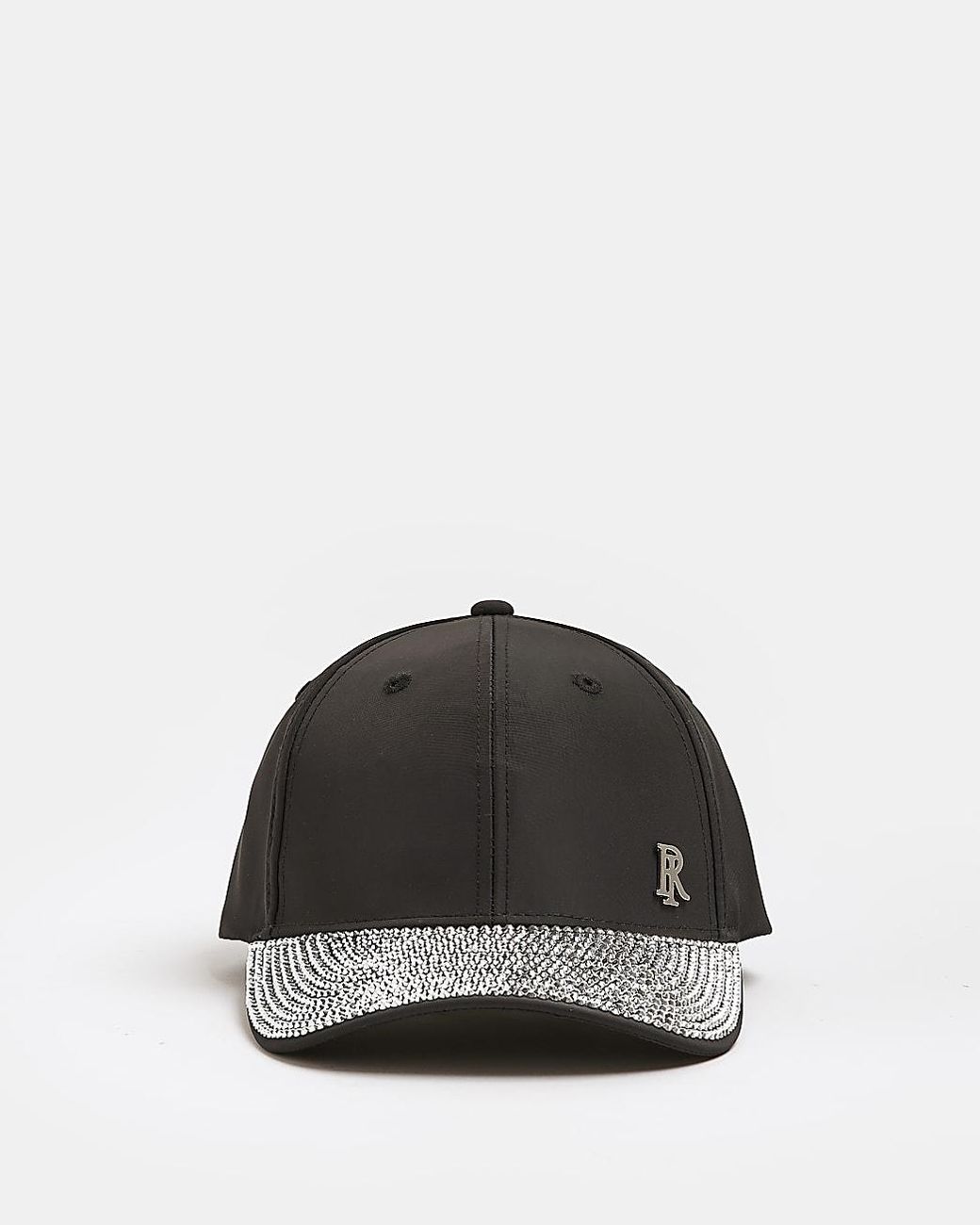 River Island Black Diamante Embellished 