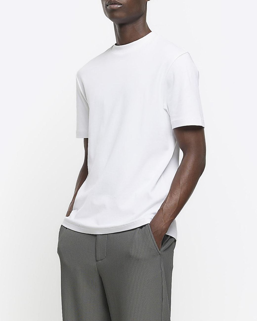 River island white t 2024 shirt