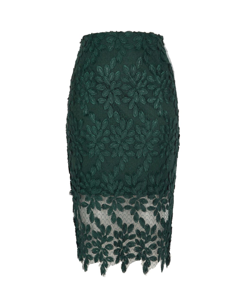 OUTFIT OF THE DAY  Emerald Green Lace Skirt - LilyLike Blog